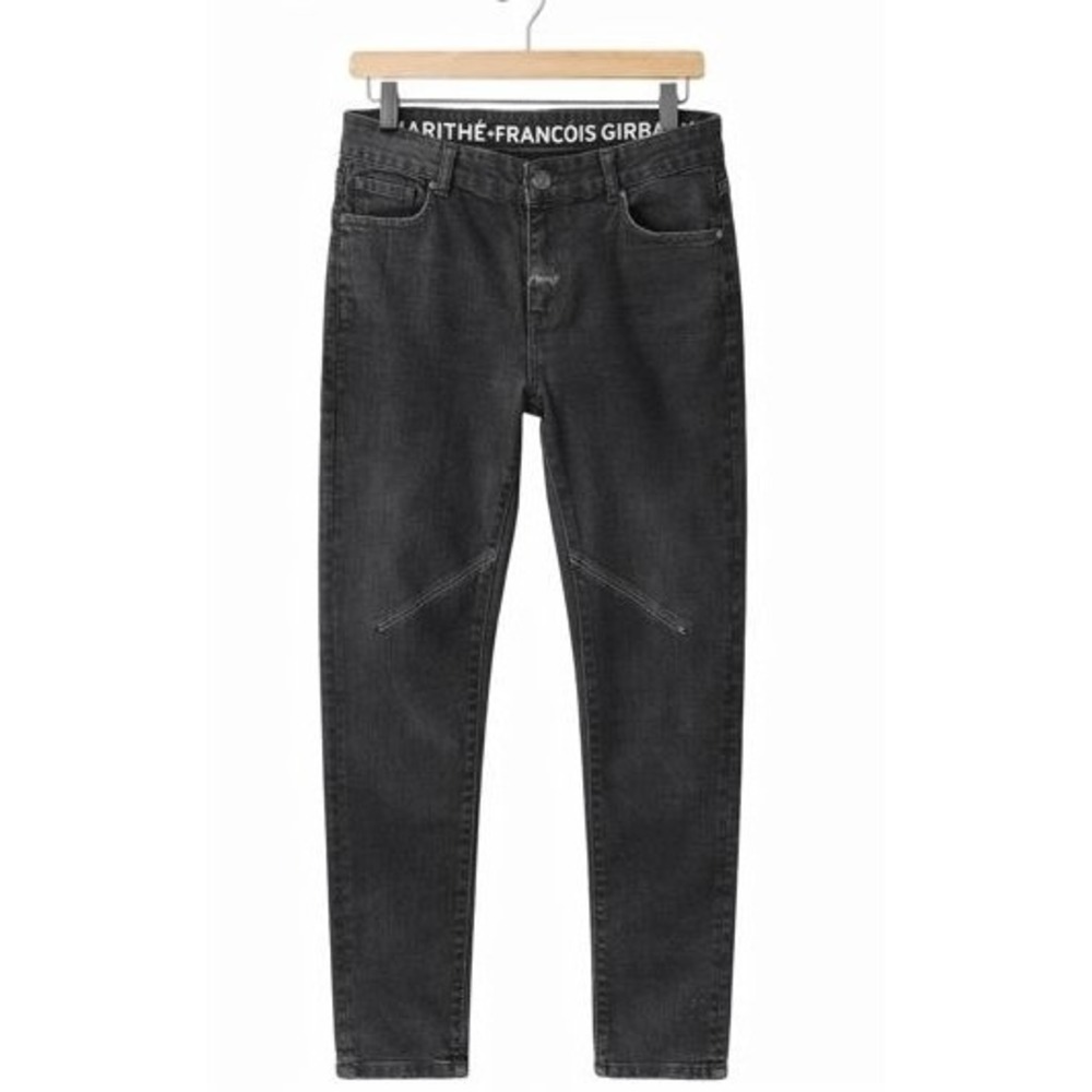 Marithe Francois Girbaud Mens Black Wash Denim Jeans Slim Fit Size W32 L32